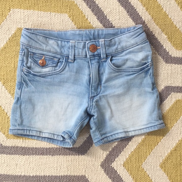 h&m girls denim shorts